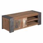 Moebel-Schränke-Sideboard-TVBoard-Vitrinen-M4570-Teak-Metall-casaambiente-bochum