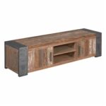 Moebel-Schraenke-Sideboard-TVBoard-Vitrinen-M4571-Teak-Metall-casaambiente-bochum