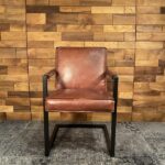 Stuhl-Stoff-Leder-ST1313A-brandy-Casaambiente-bochum