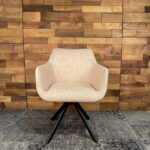 Armlehner Stuhl-Porto- ST3005--Stoff-Metall-casaambiente-bochum
