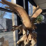 EinzelstueckSkulpturSteinUnikatHolzMetallWurzelGlasAdlerMoebelSofasWohnbereichCasaambienteBochum