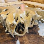 Couchtisch-Beistelltisch-Holz-Metall-Wurzel-Glas-Moebel-Sofas-Wohnbereich-Casaambiente-Bochum