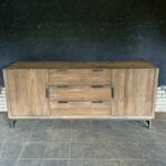 SideboardBeistelltischHolzMetallWurzelGlasPalazzoMoebelSofasWohnbereichCasaambienteBochum