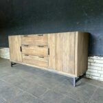 SideboardBeistelltischHolzMetallWurzelGlasPalazzoMoebelSofasWohnbereichCasaambienteBochum