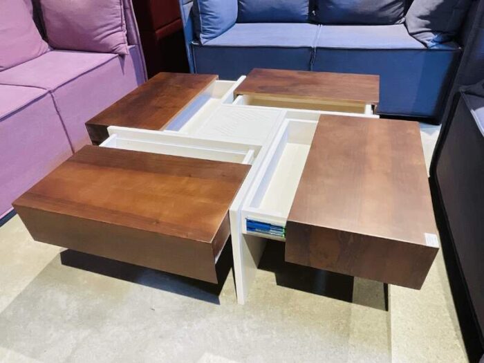 CouchtischBeistelltischHolzMetallWurzelGlasTeakMoebelSofasWohnbereichCasaambienteBochum