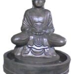 DekorationSkulpturE248214BrunnenBuddhaCementSteinCasaambientebochum