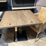 EsstischeTischplattenTischbeineGastrotischTI244232TeakHolzMetallCasaambientebochum