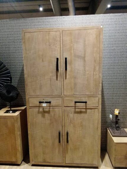 Schrank,Holz,Metall,Teak,casaambiente,bochum,duesseldorf