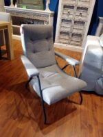 Sessel-Stoff-Metall-casaambiente-bochum
