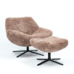 Sessel-Stoff-Leder-Metall-casaambiente-bochum