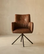 Nashville – Leder-Armlehnenstuhl mit Drehfunktion & Rückholfunktion – Bild 6